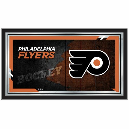 HOLLAND BAR STOOL CO Philadelphia Flyers 15" x 26" Hockey Collector Mirror by Holland Bar Stool Company MColPhiFly